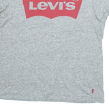 LEVI'S Womens T-Shirt Grey S