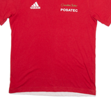 ADIDAS Giardini Schie Posatec Mens T-Shirt Red M