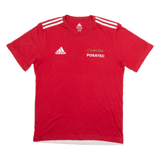 ADIDAS Giardini Schie Posatec Mens T-Shirt Red M