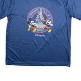 DISNEYLAND PARIS 1/2 Marathon 2019 Womens T-Shirt Blue XL