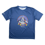 DISNEYLAND PARIS 1/2 Marathon 2019 Womens T-Shirt Blue XL