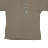 THE NORTH FACE Mens Plain Shirt Brown Nylon M