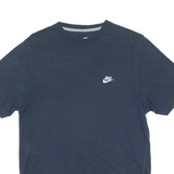 NIKE Mens T-Shirt Blue Crew Neck S
