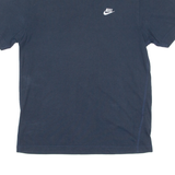 NIKE Mens T-Shirt Blue Crew Neck S