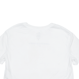 NIKE Loose Fit Cropped Womens T-Shirt White Crew Neck S