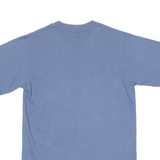 COTTON DELUXE Aloha Mens T-Shirt Blue Crew Neck S