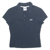 REEBOK Womens Polo Shirt Blue UK 16