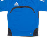 ADIDAS Climacool Mens Polo Shirt Blue S