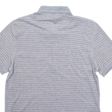 TED BAKER Mens Polo Shirt Grey Striped M