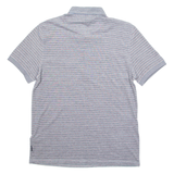 TED BAKER Mens Polo Shirt Grey Striped M