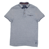 TED BAKER Mens Polo Shirt Grey S