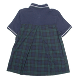 FRED PERRY Womens Polo Shirt Blue UK 6