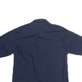 TOMMY HILFIGER Skate Fit Mens Plain Shirt Blue Short Sleeve S