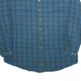 TIMBERLAND Mens Shirt Blue Check Long Sleeve XL