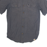 CARHARTT Relaxed Fit Mens Plain Shirt Grey Short Sleeve S