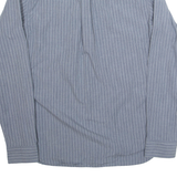 HILFIGER DENIM Mens Shirt Grey Pinstripe Long Sleeve S