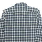 LEVI'S Slim Fit Mens Shirt Blue Check Long Sleeve L