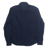 DKNY Mens Shirt Blue Gingham Long Sleeve L