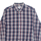 LEVI'S Mens Shirt Blue Check Long Sleeve M