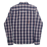 LEVI'S Mens Shirt Blue Check Long Sleeve M
