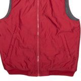 CHAPS Blanket Lined Mens Gilet Red M