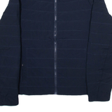 MICHAEL KORS Down Insulated Mens Quilted Jacket Blue Nylon S