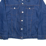 MD Womens Denim Jacket Blue M