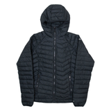 COLUMBIA Womens Puffer Coat Black Hooded XS