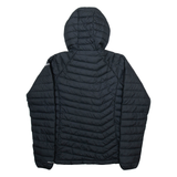COLUMBIA Womens Puffer Coat Black Hooded XS