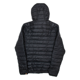 ELLESSE Mens Puffer Coat Black Hooded S