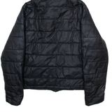 ELLESSE Womens Puffer Coat Black Hooded UK 10