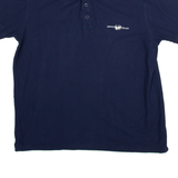 HARVEY MILLER Mens Polo Shirt Blue XL