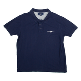 HARVEY MILLER Mens Polo Shirt Blue XL