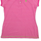 U.S POLO ASSN. Mens Polo Shirt Pink Striped L