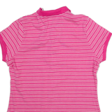U.S POLO ASSN. Mens Polo Shirt Pink Striped L