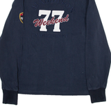 MADDISON WEEKEND Mens Polo Shirt Blue 80s Long Sleeve S