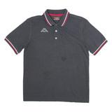 KAPPA Mens Polo Shirt Grey S