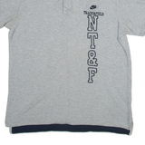 NIKE Mens Polo Shirt Grey L