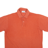 MAINLY COTTON Mens Polo Shirt Orange M