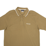 REEBOK Mens Polo Shirt Brown M