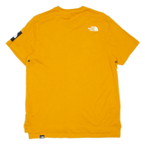 THE NORTH FACE Mens T-Shirt Yellow M