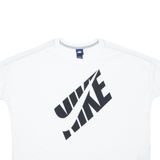 NIKE Womens T-Shirt White L