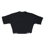 ADIDAS Cropped Womens T-Shirt Black M