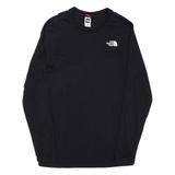 THE NORTH FACE Mens T-Shirt Black Long Sleeve S