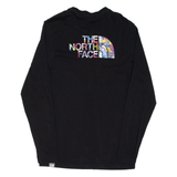 THE NORTH FACE Mens T-Shirt Black Long Sleeve S