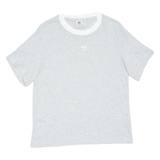 ADIDAS Womens T-Shirt Grey UK 6