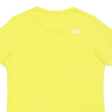 THE NORTH FACE Womens T-Shirt Yellow M