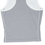 PUMA Cropped Womens Vest Grey Sleeveless UK 12