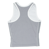 PUMA Cropped Womens Vest Grey Sleeveless UK 12