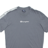 CHAMPION Mens T-Shirt Grey M